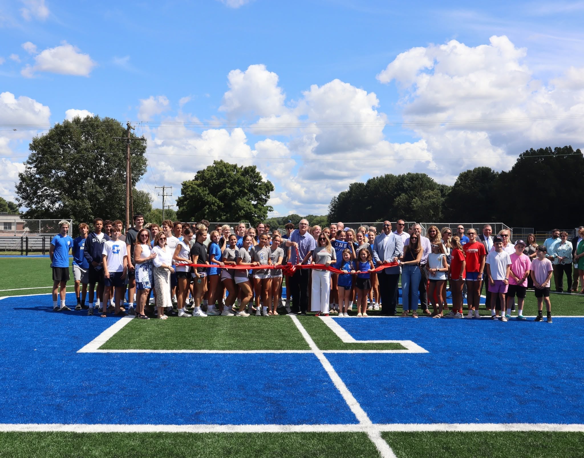 Rep. Weir Joined Community Members and Municipal Employees for Ribbon Cutting of New Turf Fields in Glastonbury